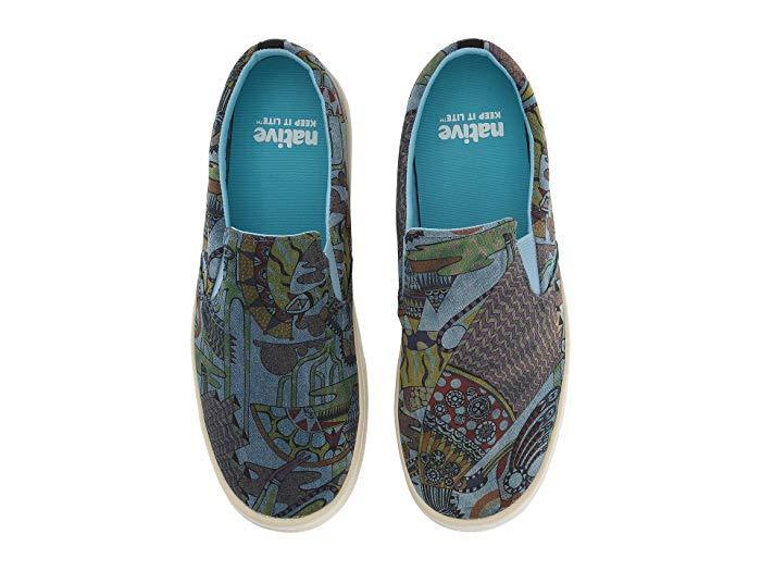 Native Shoes Miles Denim Print