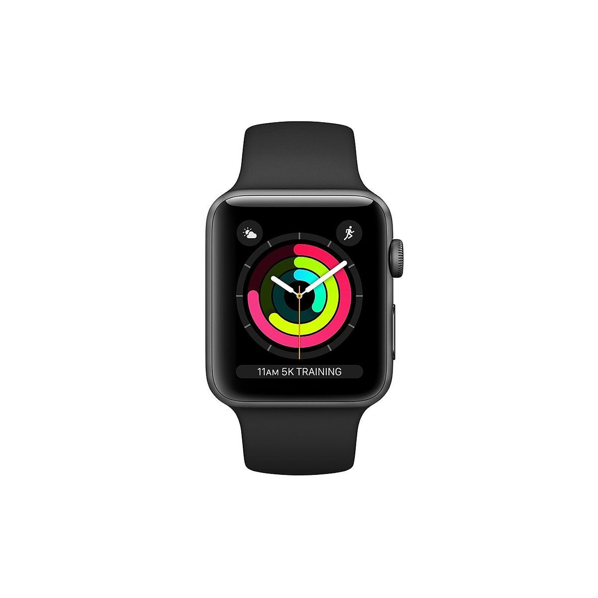 Apple - Apple Watch Series 3 with White Sport Band