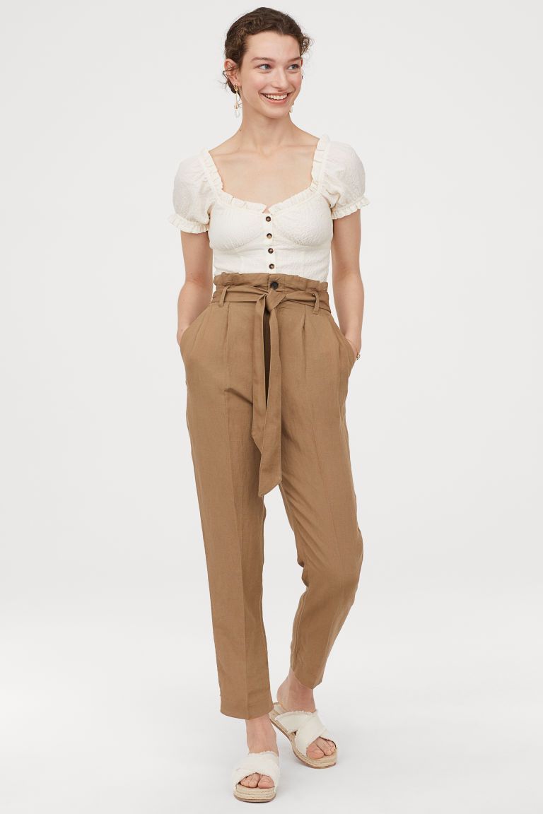 Paper bag trousers