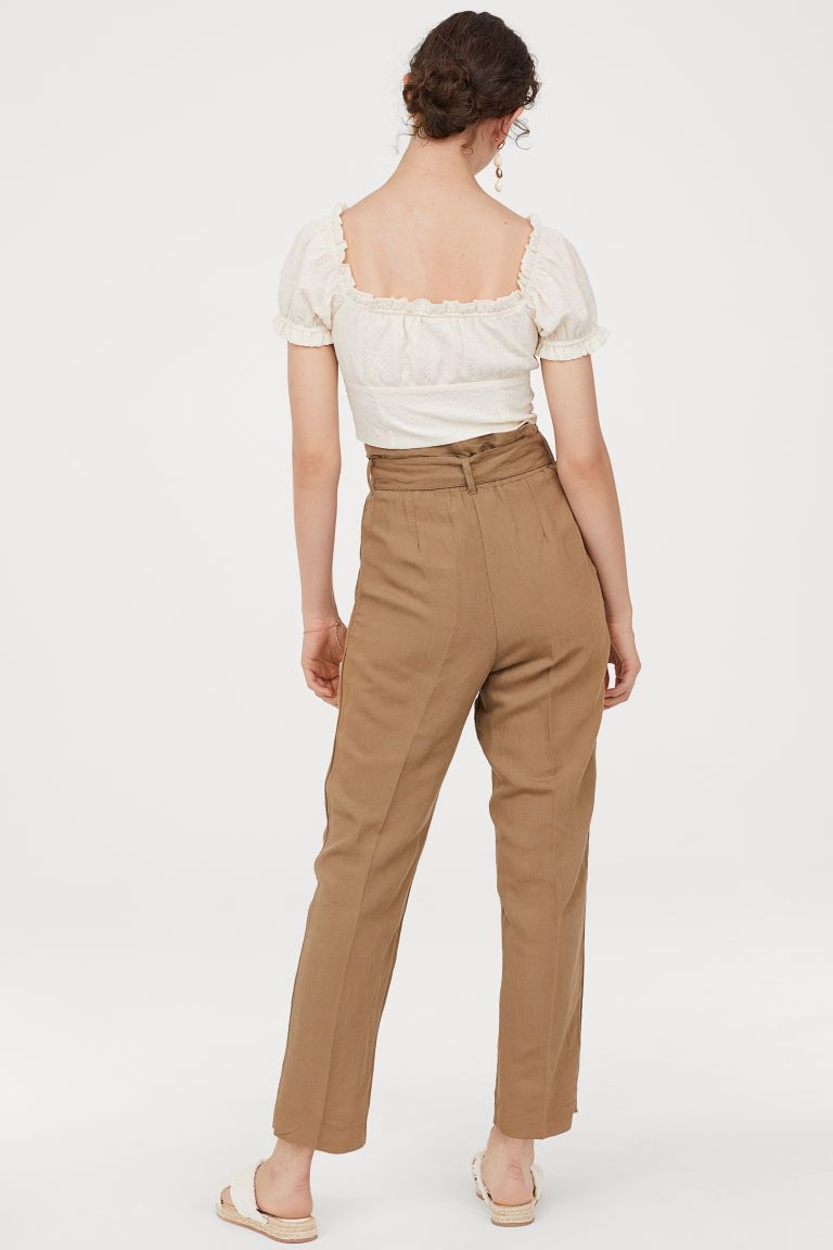 Paper bag trousers